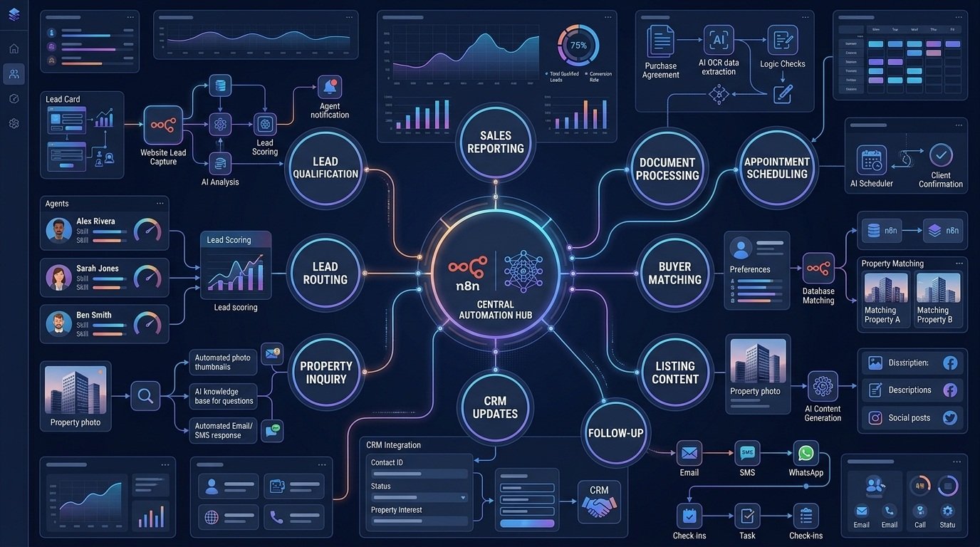 Real Estate AI Automation Ecosystem