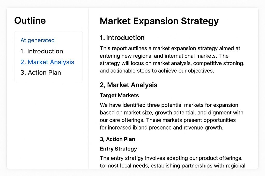Claude 4 generating expert long-form content and whitepaper sections for business authority building