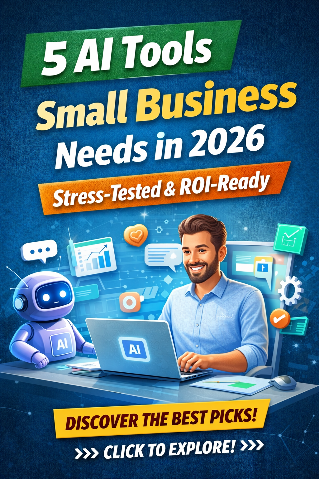 5 AI Tools Every Small Business Needs in 2026 – Stress-Tested & ROI Ready