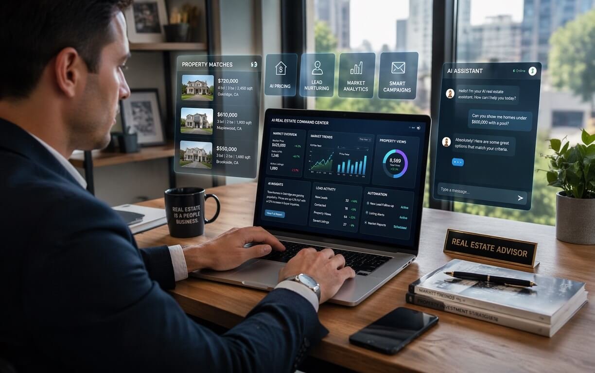 AI automation for real estate agents managing leads and deals faster