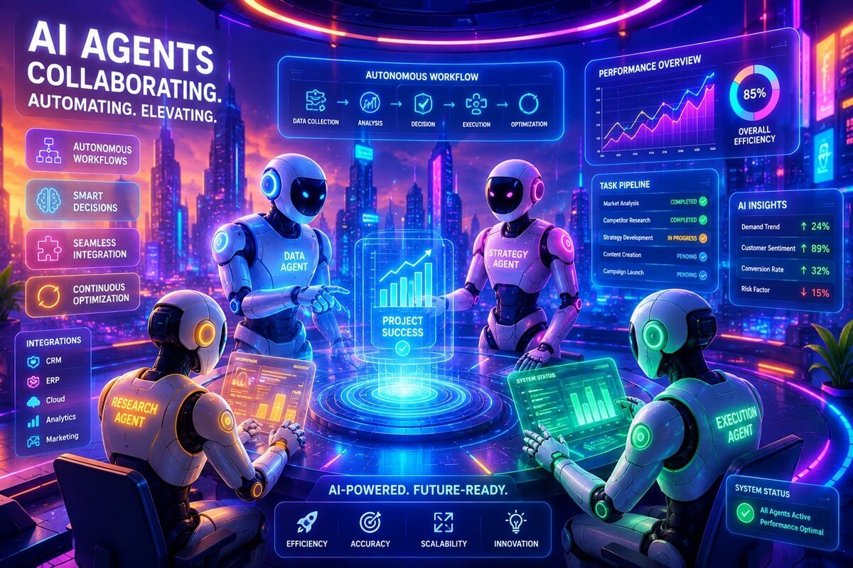 Future of AI workflow automation with autonomous AI agents and intelligent systems