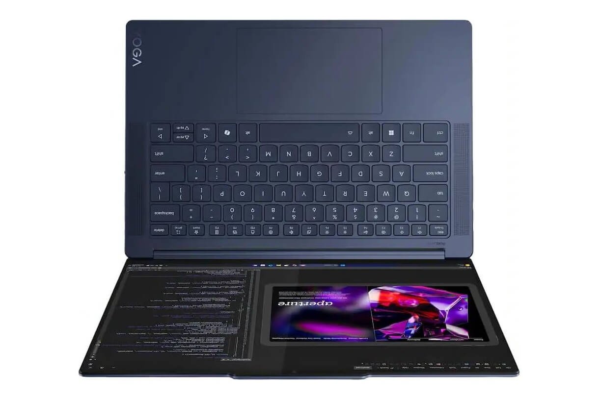 Lenovo Yoga Slim 7x Copilot+ PC with a slim design and OLED display for AI-powered productivity