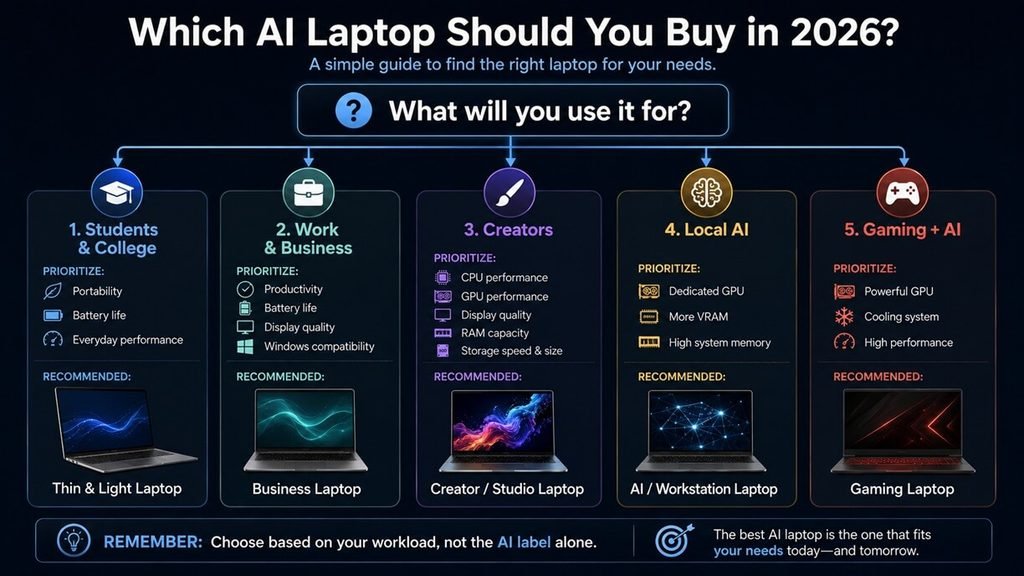 Which AI laptop should you buy in 2026 decision guide
