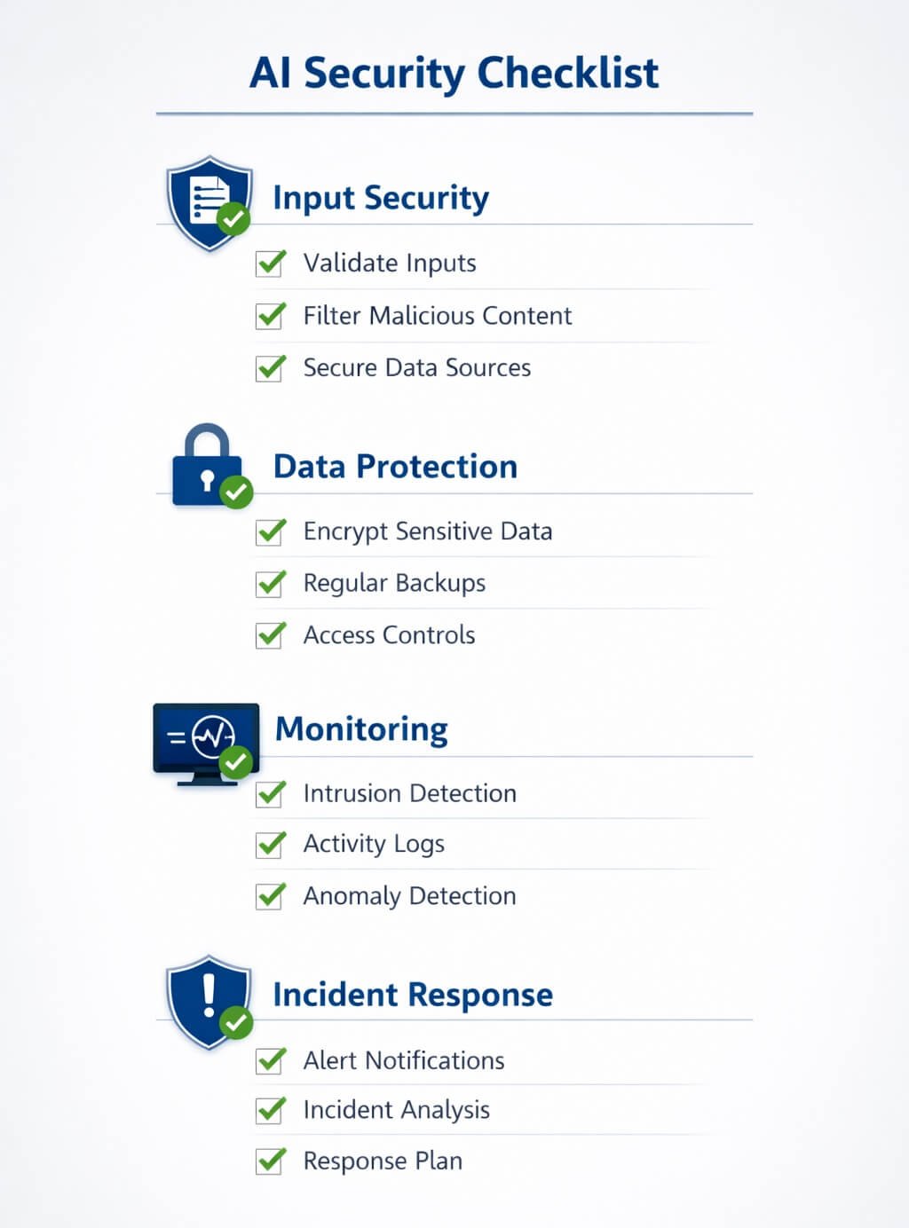 AI workflow security checklist to prevent data leaks